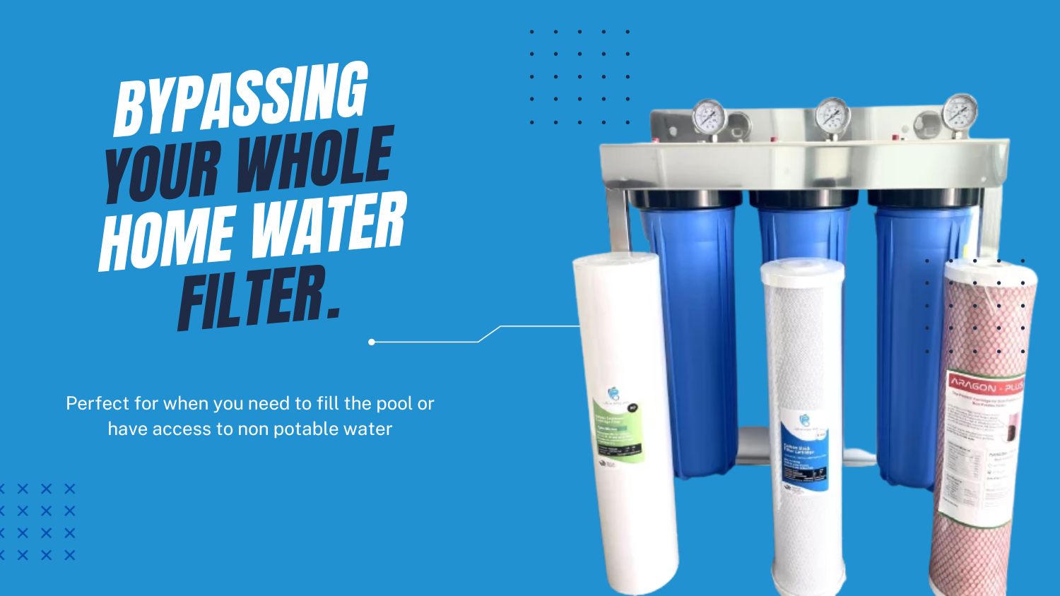 How to Bypass Your Whole Home Water Filter Home Water Filtration